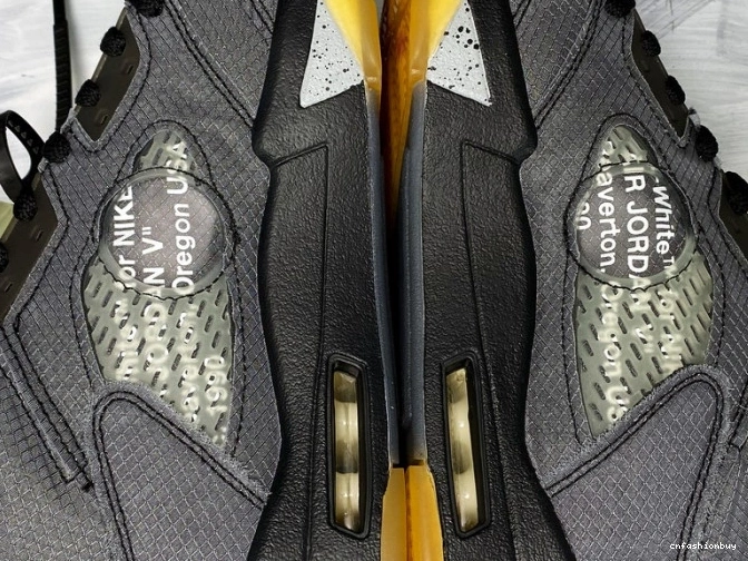 Air Jordan CT8480-001 Black x 5 Off-White 0828
